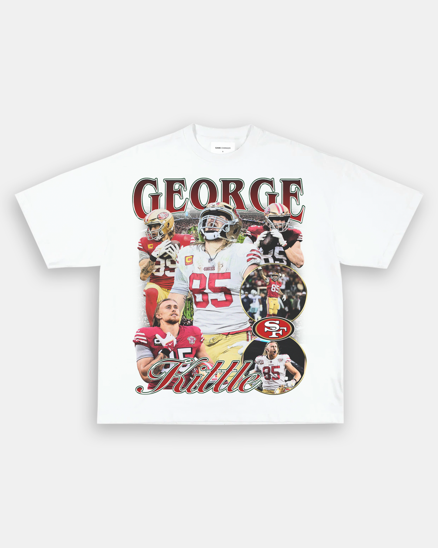 Unisex-Adult Ultra Cotton Washed T-Shirt Graphic GEORGE KITTLE TEE