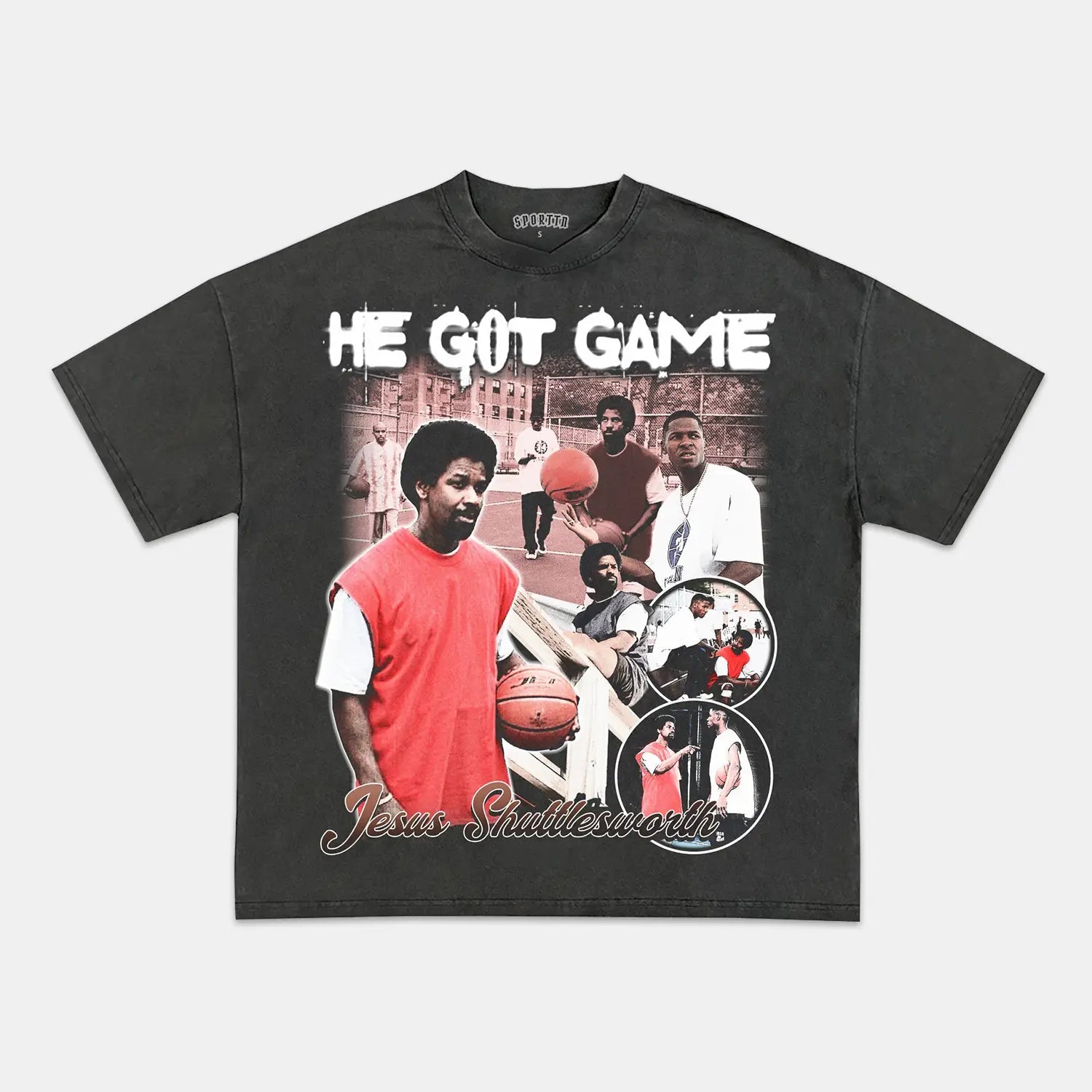 Unisex-Adult Ultra Cotton Washed T-Shirt Graphic HE GOT GAME TEE