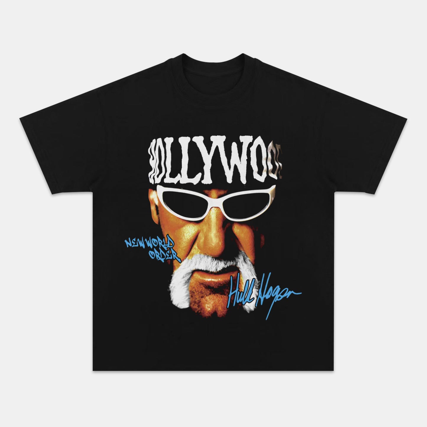 Unisex-Adult Ultra Cotton Washed T-Shirt Graphic Hulk Hogan TEE