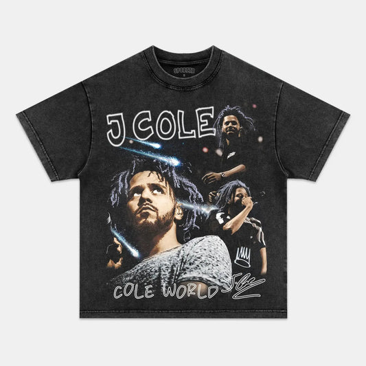 Unisex-Adult Ultra Cotton Washed T-Shirt Graphic  J.COLE TEE