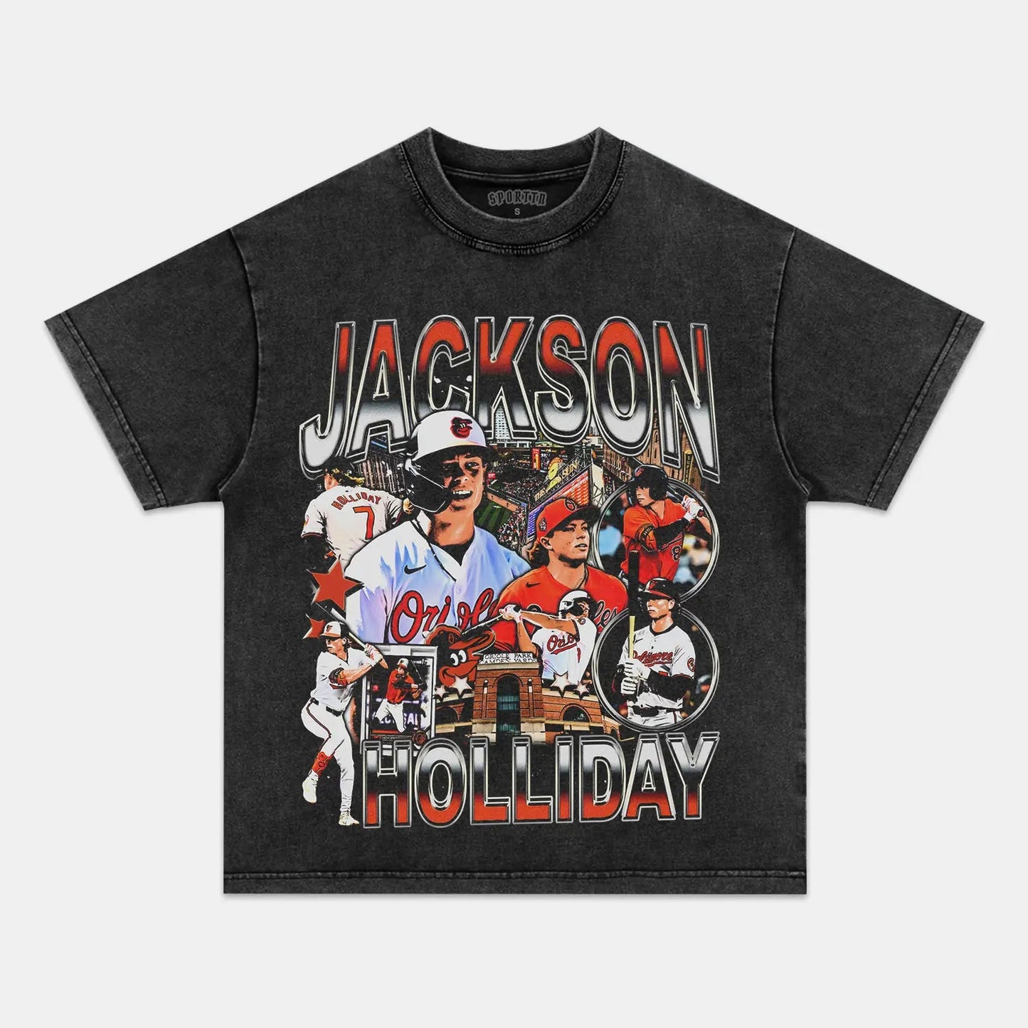 Unisex-Adult Ultra Cotton Washed T-Shirt Graphic  JACKSON HOLLIDAY TEE