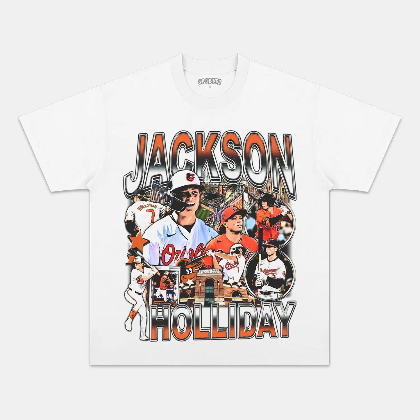 Unisex-Adult Ultra Cotton Washed T-Shirt Graphic  JACKSON HOLLIDAY TEE