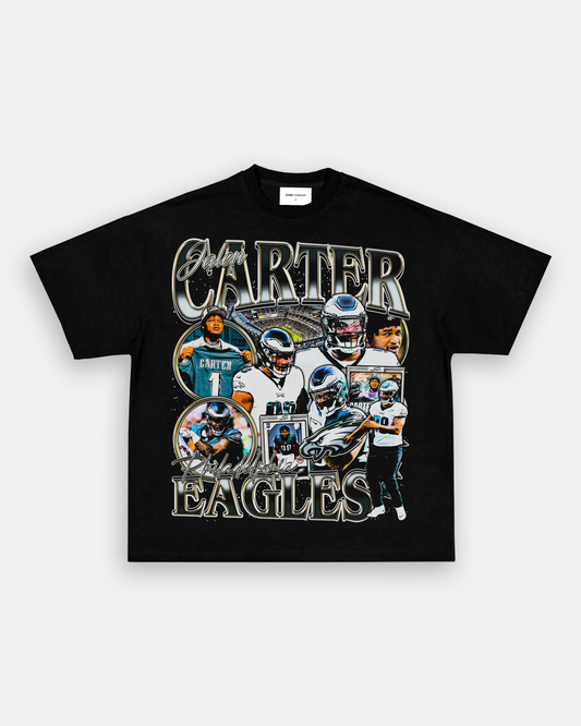 Unisex-Adult Ultra Cotton Washed T-Shirt Graphic JALEN CARTER - EAGLES TEE