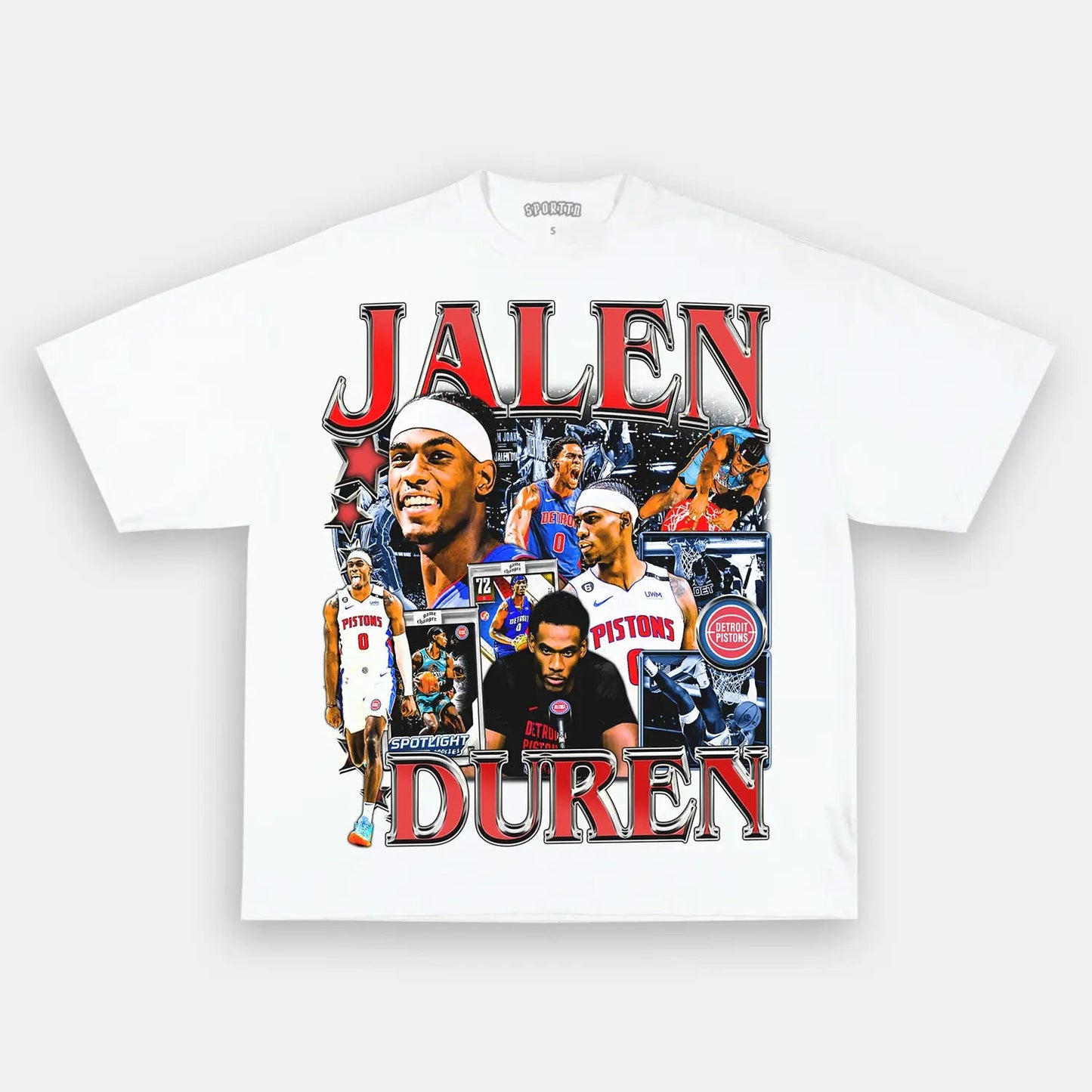 Unisex-Adult Ultra Cotton Washed T-Shirt Graphic  JALEN DUREN TEE