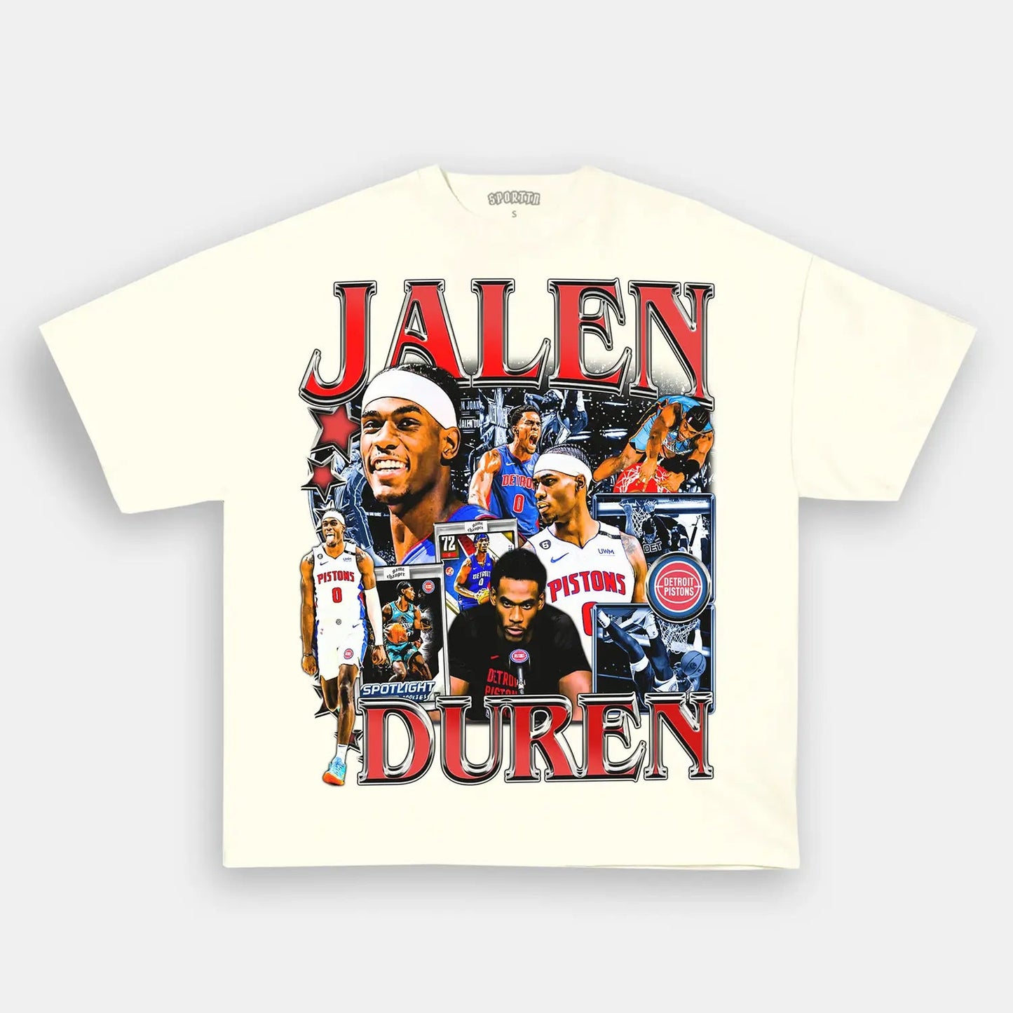 Unisex-Adult Ultra Cotton Washed T-Shirt Graphic  JALEN DUREN TEE