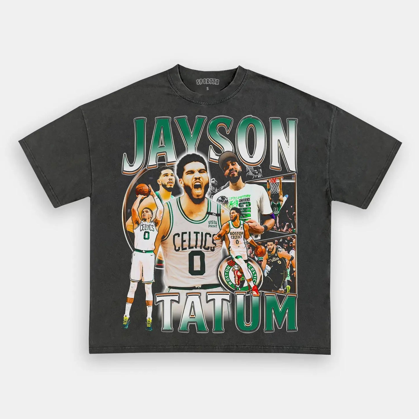 Unisex-Adult Ultra Cotton Washed T-Shirt Graphic JAYSON TATUM TEE