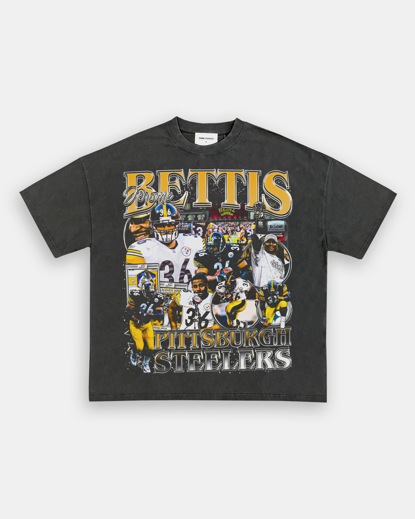 Unisex-Adult Ultra Cotton Washed T-Shirt Graphic JEROME BETTIS TEE