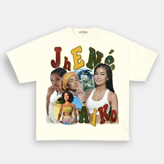 Unisex-Adult Ultra Cotton Washed T-Shirt Graphic JHENE AIKO TEE