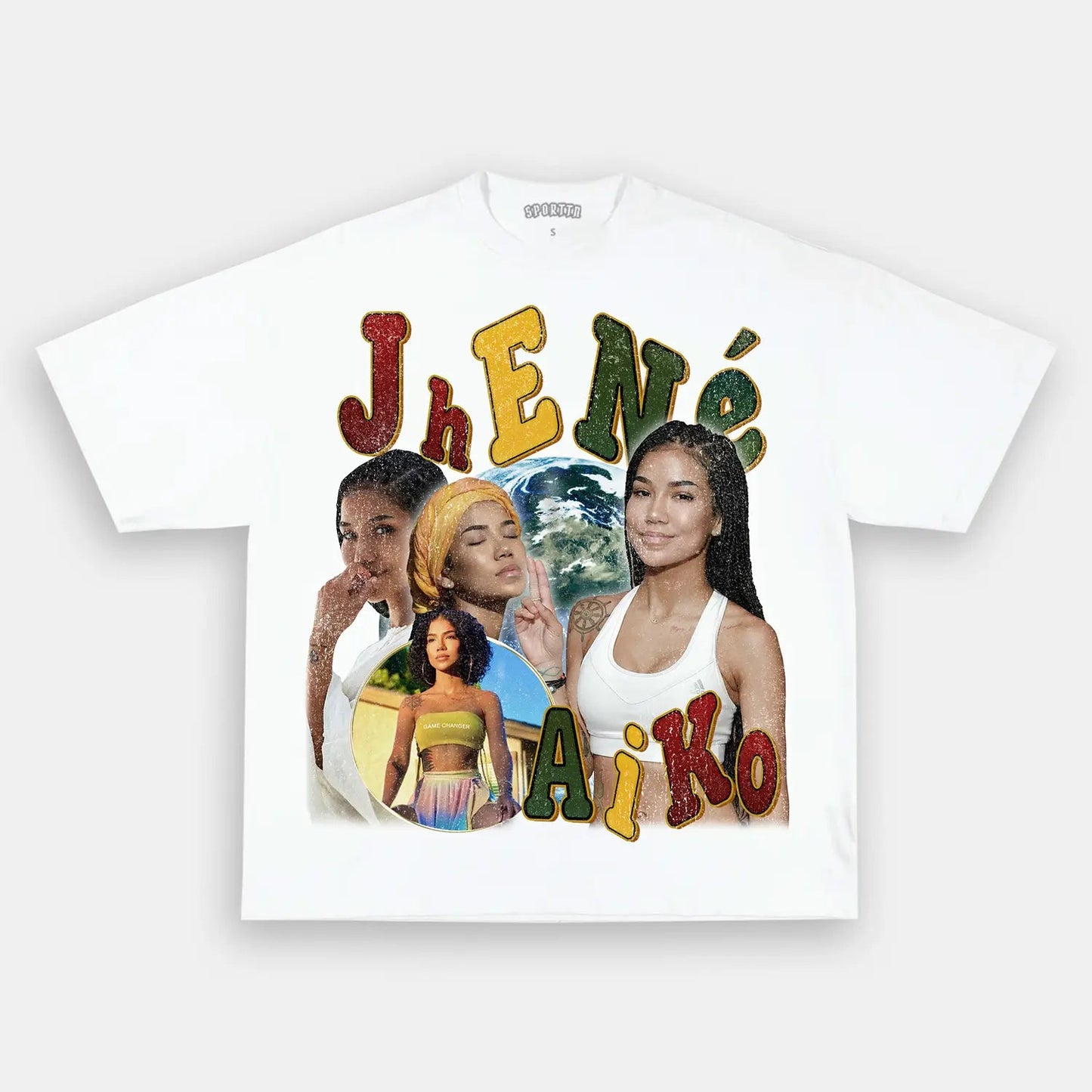 Unisex-Adult Ultra Cotton Washed T-Shirt Graphic JHENE AIKO TEE