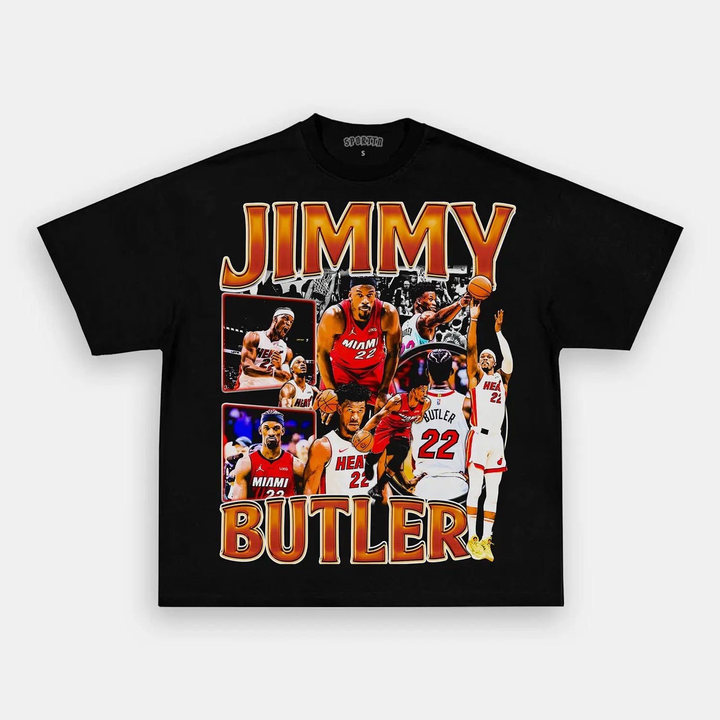 Unisex-Adult Ultra Cotton Washed T-Shirt Graphic JIMMY BUTLER V2 TEE