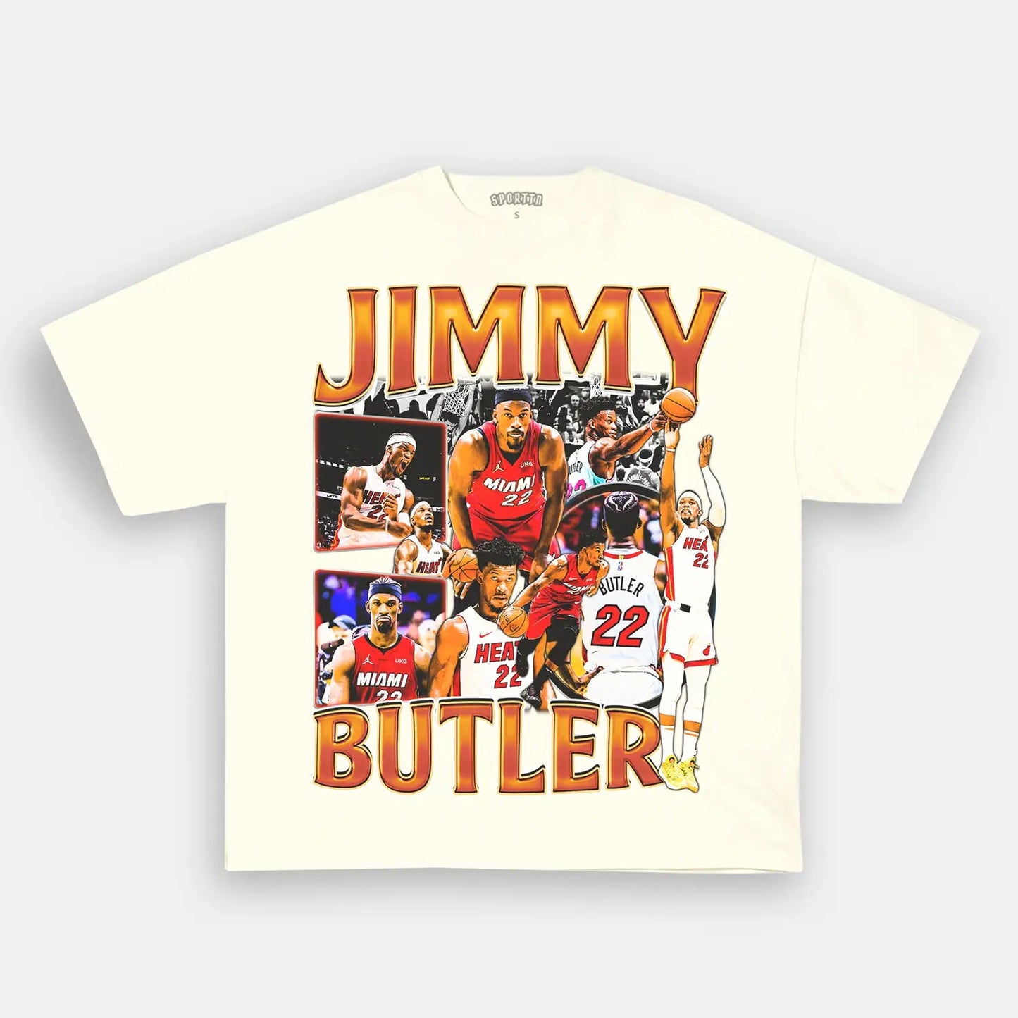 Unisex-Adult Ultra Cotton Washed T-Shirt Graphic JIMMY BUTLER V2 TEE