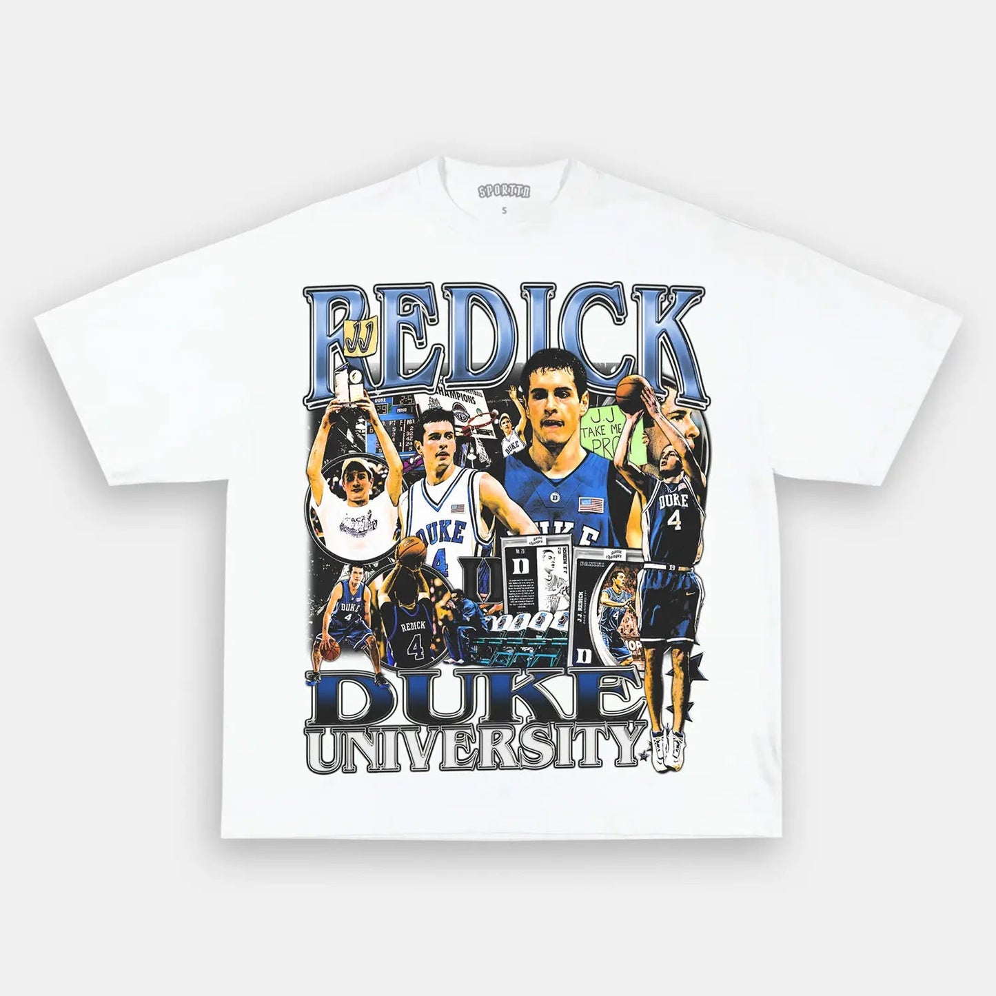 Unisex-Adult Ultra Cotton Washed T-Shirt Graphic JJ REDICK TEE