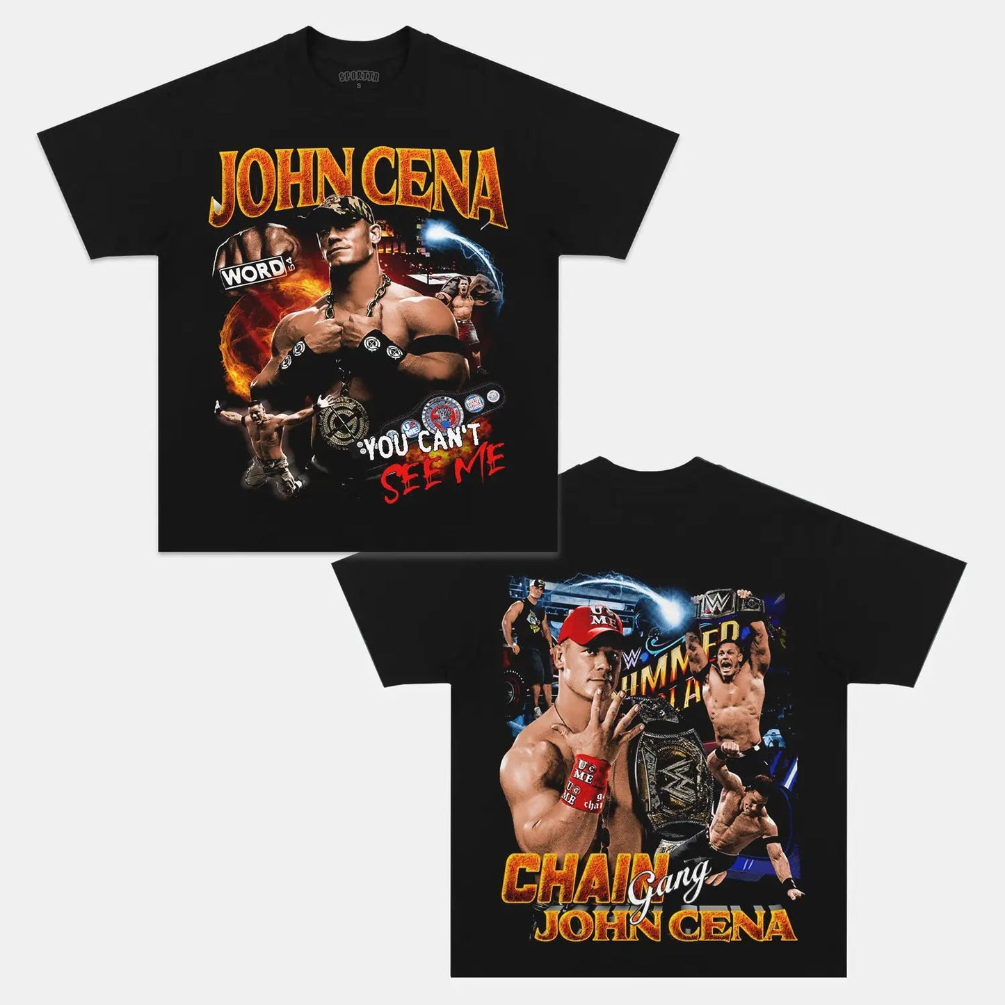 Unisex-Adult Ultra Cotton Washed T-Shirt Graphic  JOHN CENA V2 TEE