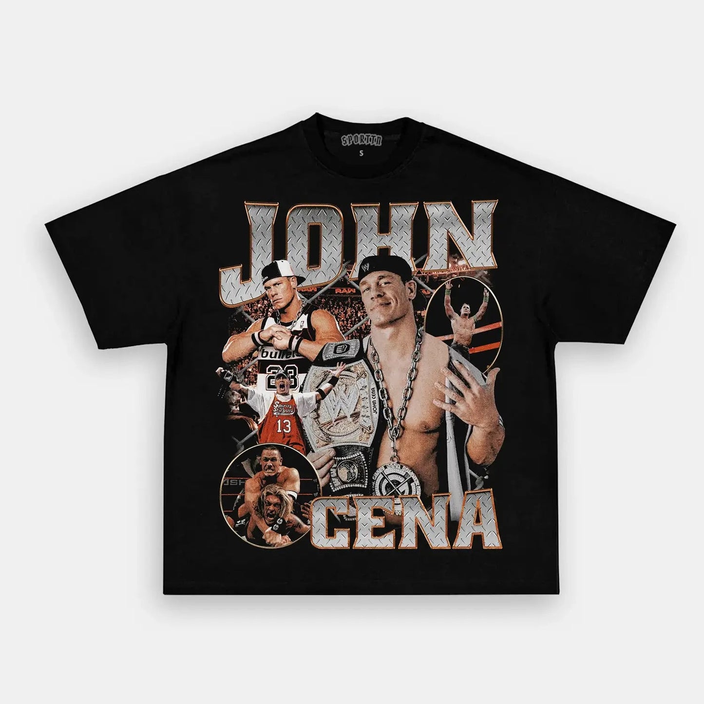 Unisex-Adult Ultra Cotton Washed T-Shirt Graphic  JOHN CENA TEE