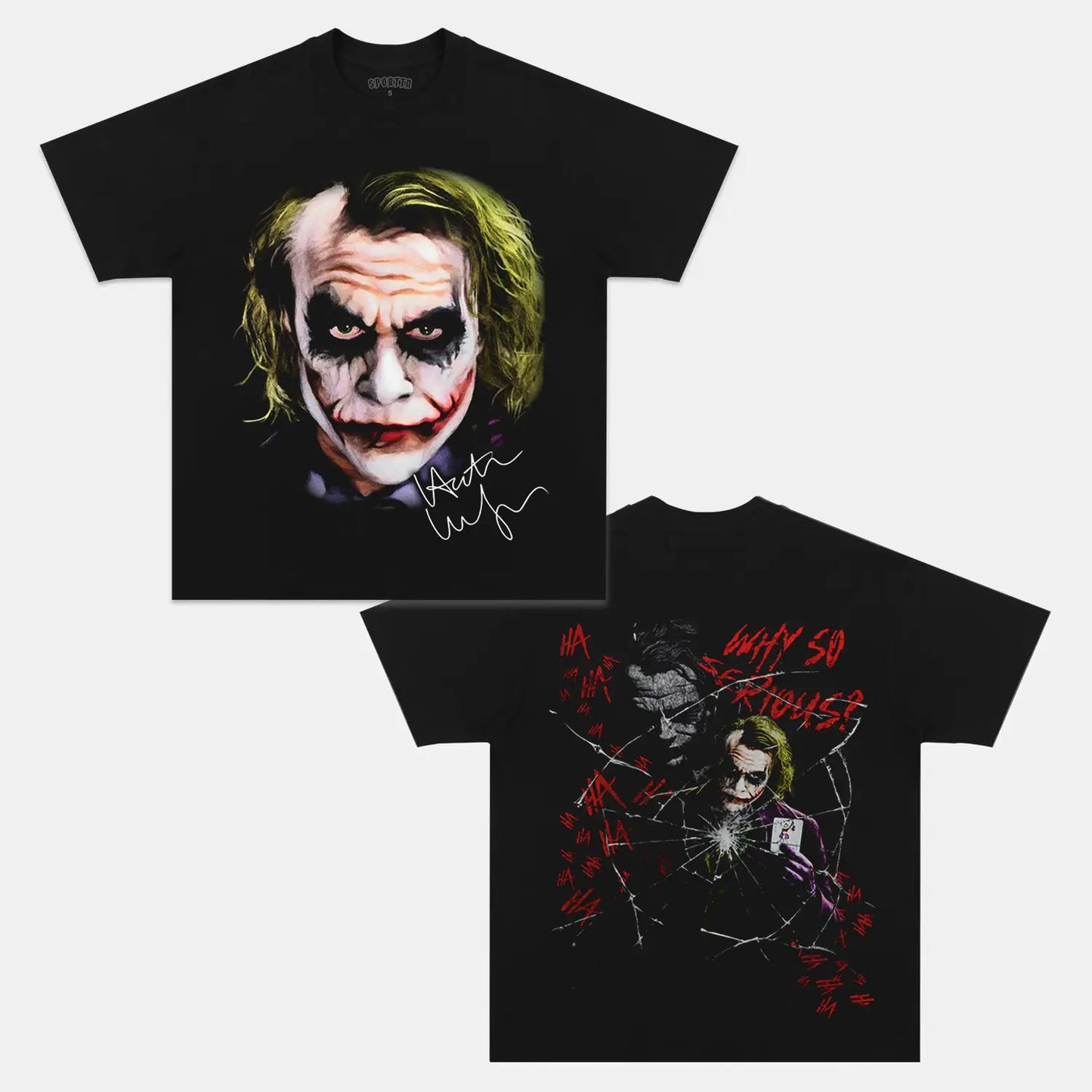 Unisex-Adult Ultra Cotton Washed T-Shirt Graphic  JOKER TEE