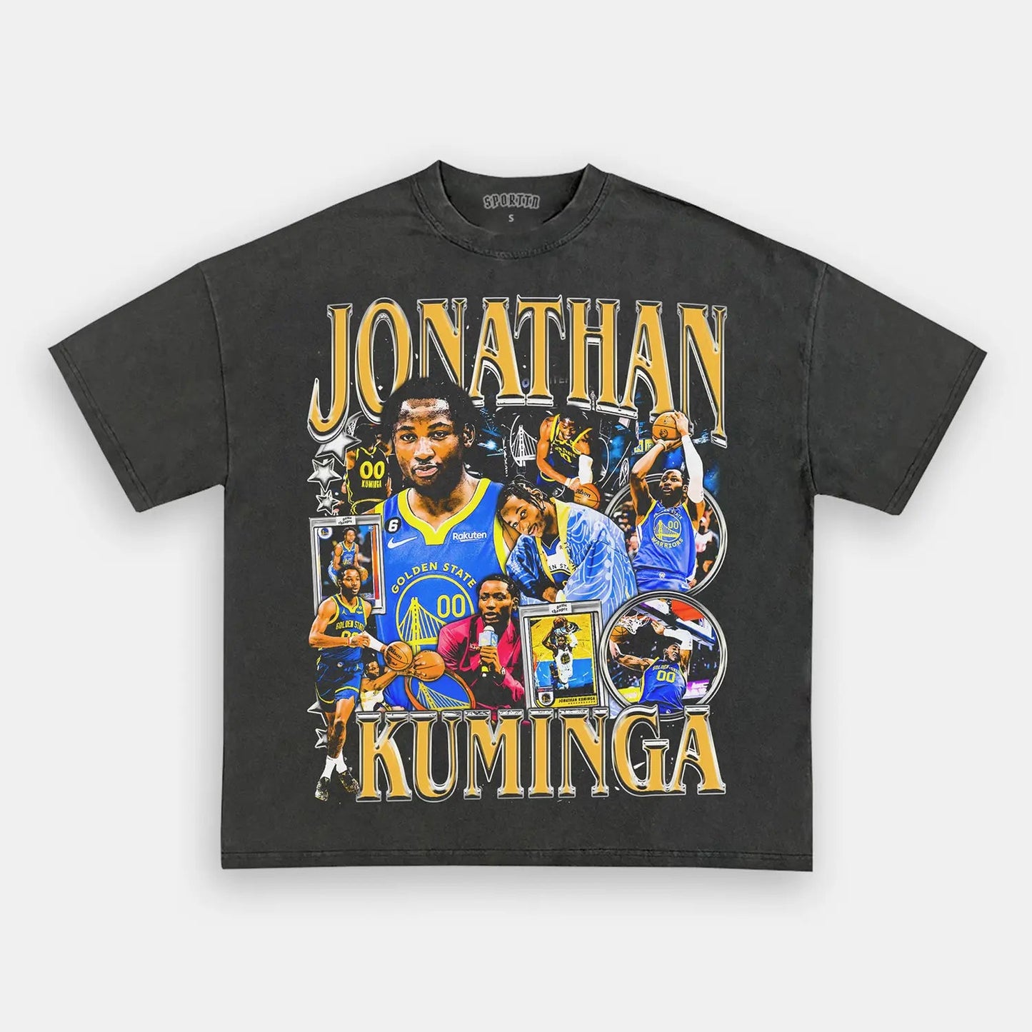 Unisex-Adult Ultra Cotton Washed T-Shirt Graphic  JONATHAN KUMINGA TEE