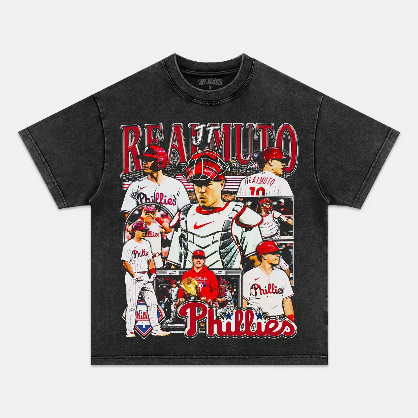 Unisex-Adult Ultra Cotton Washed T-Shirt Graphic  JT REALMUTO TEE