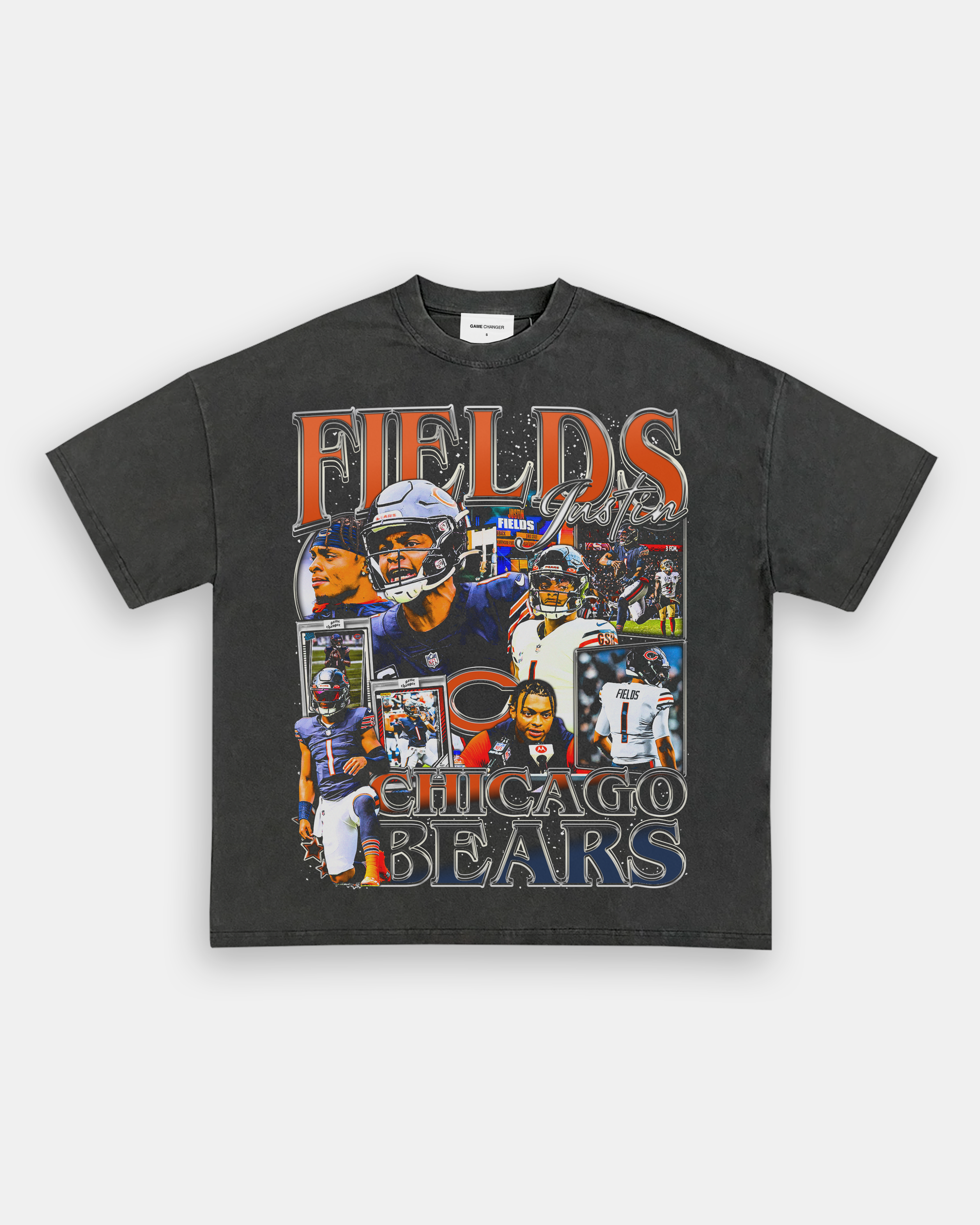 Unisex-Adult Ultra Cotton Washed T-Shirt Graphic JUSTIN FIELDS 2 TEE