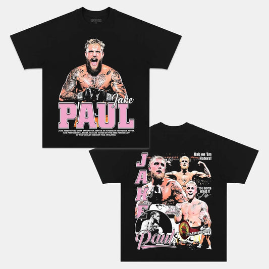 Unisex-Adult Ultra Cotton Washed T-Shirt Graphic  JAKE PAUL TEE