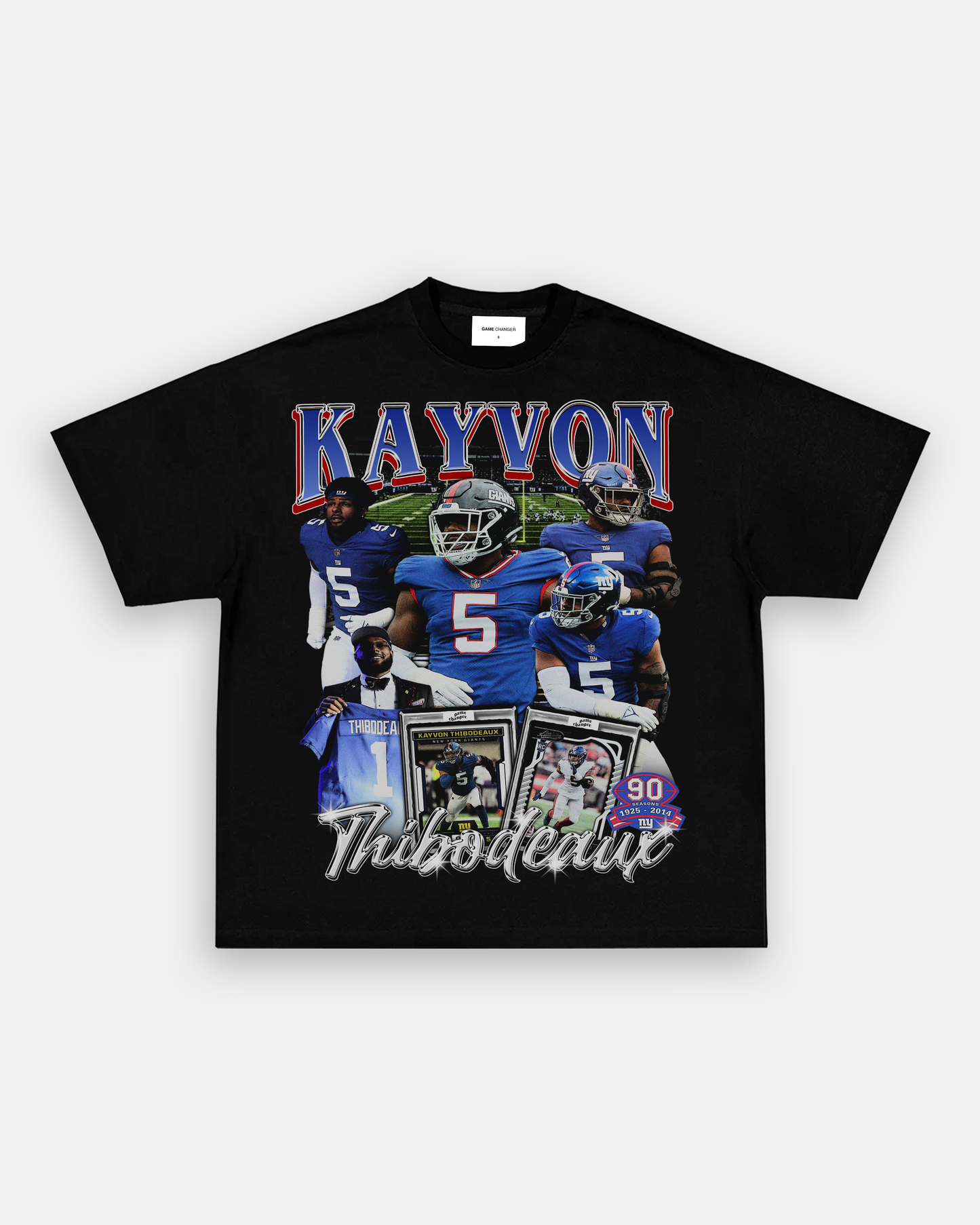 Unisex-Adult Ultra Cotton Washed T-Shirt Graphic KAYVON THIBODEAUX TEE