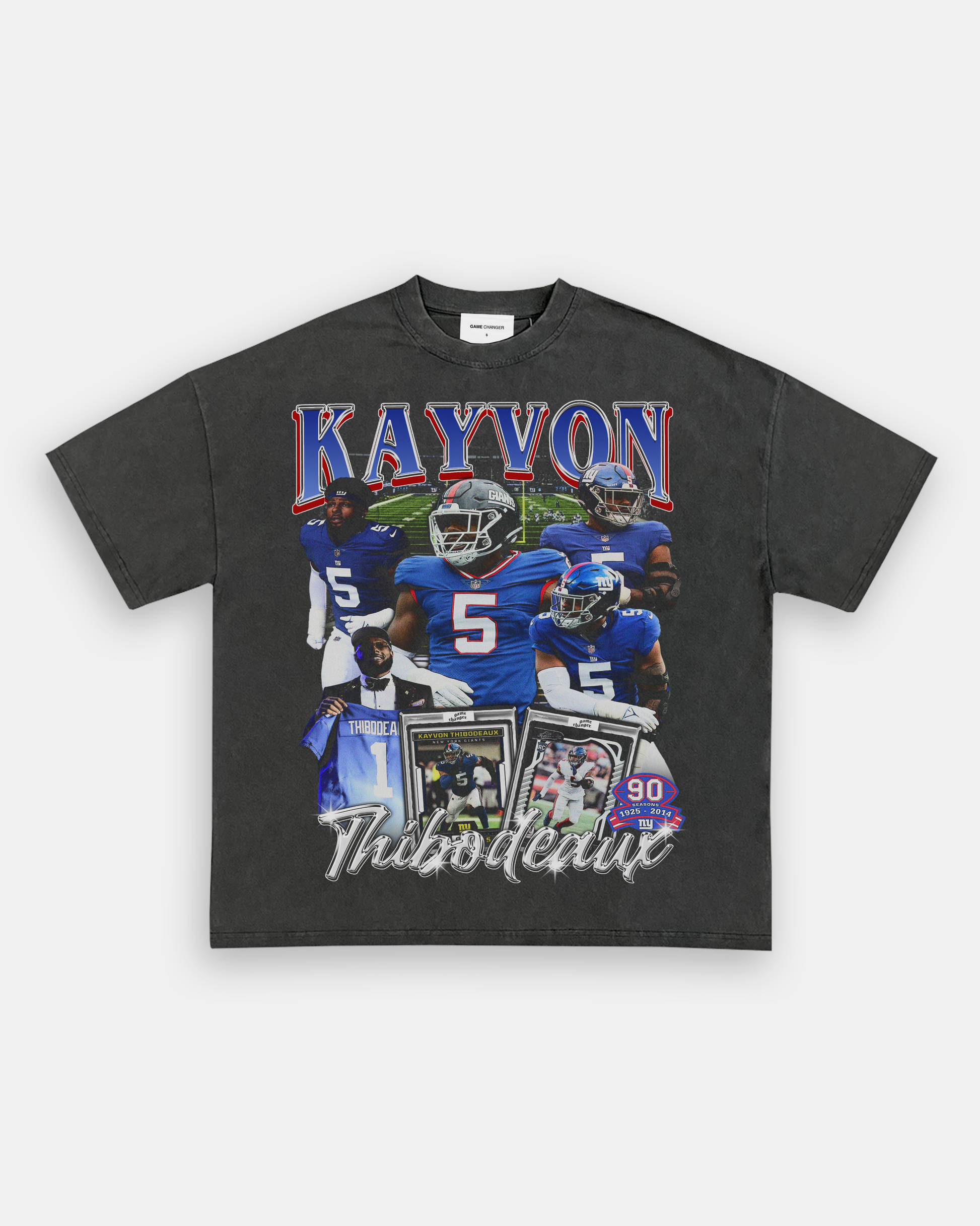 Unisex-Adult Ultra Cotton Washed T-Shirt Graphic KAYVON THIBODEAUX TEE