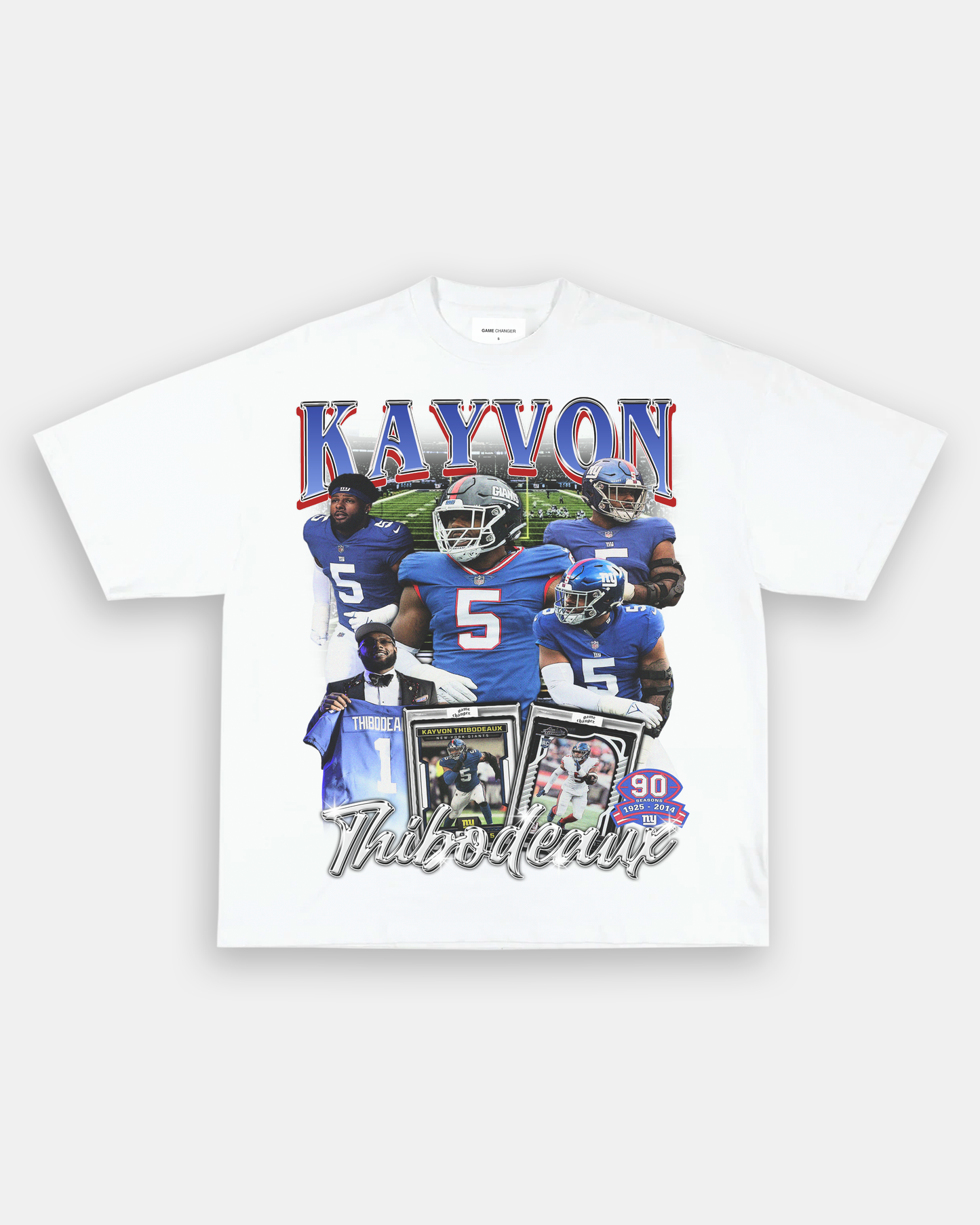 Unisex-Adult Ultra Cotton Washed T-Shirt Graphic KAYVON THIBODEAUX TEE