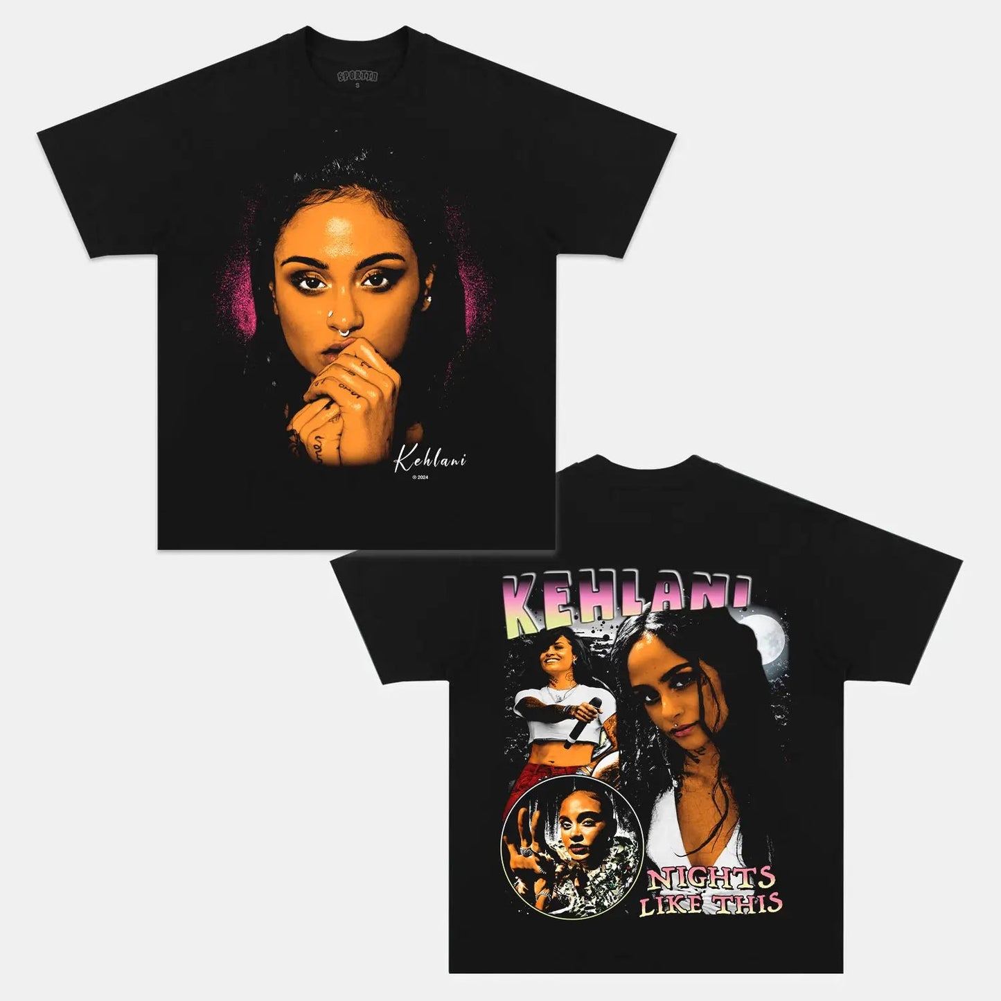 Unisex-Adult Ultra Cotton Washed T-Shirt Graphic  KEHLANI V2 TEE