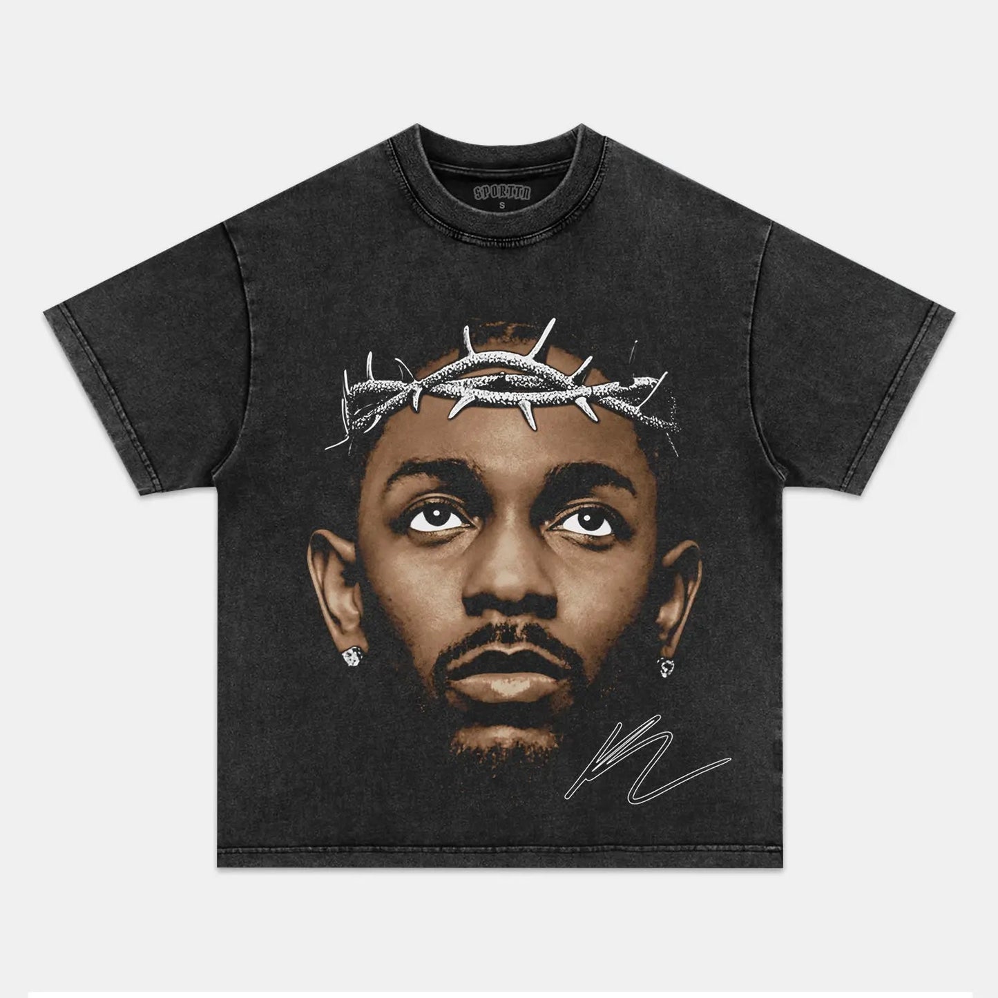 Unisex-Adult Ultra Cotton Washed T-Shirt Graphic  KENDRICK LAMAR GRAPHIC TEE