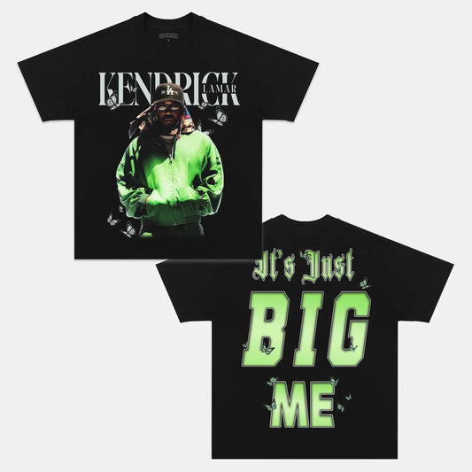 Unisex-Adult Ultra Cotton Washed T-Shirt Graphic  KENDRICK LAMAR- IT'S JUST BIG ME V2 TEE..