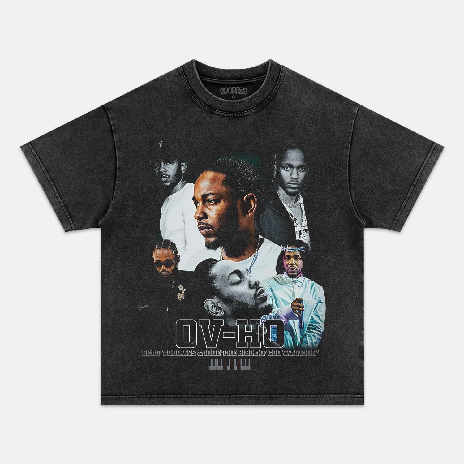 Unisex-Adult Ultra Cotton Washed T-Shirt Graphic NEW KENDRICK LAMAR TEE