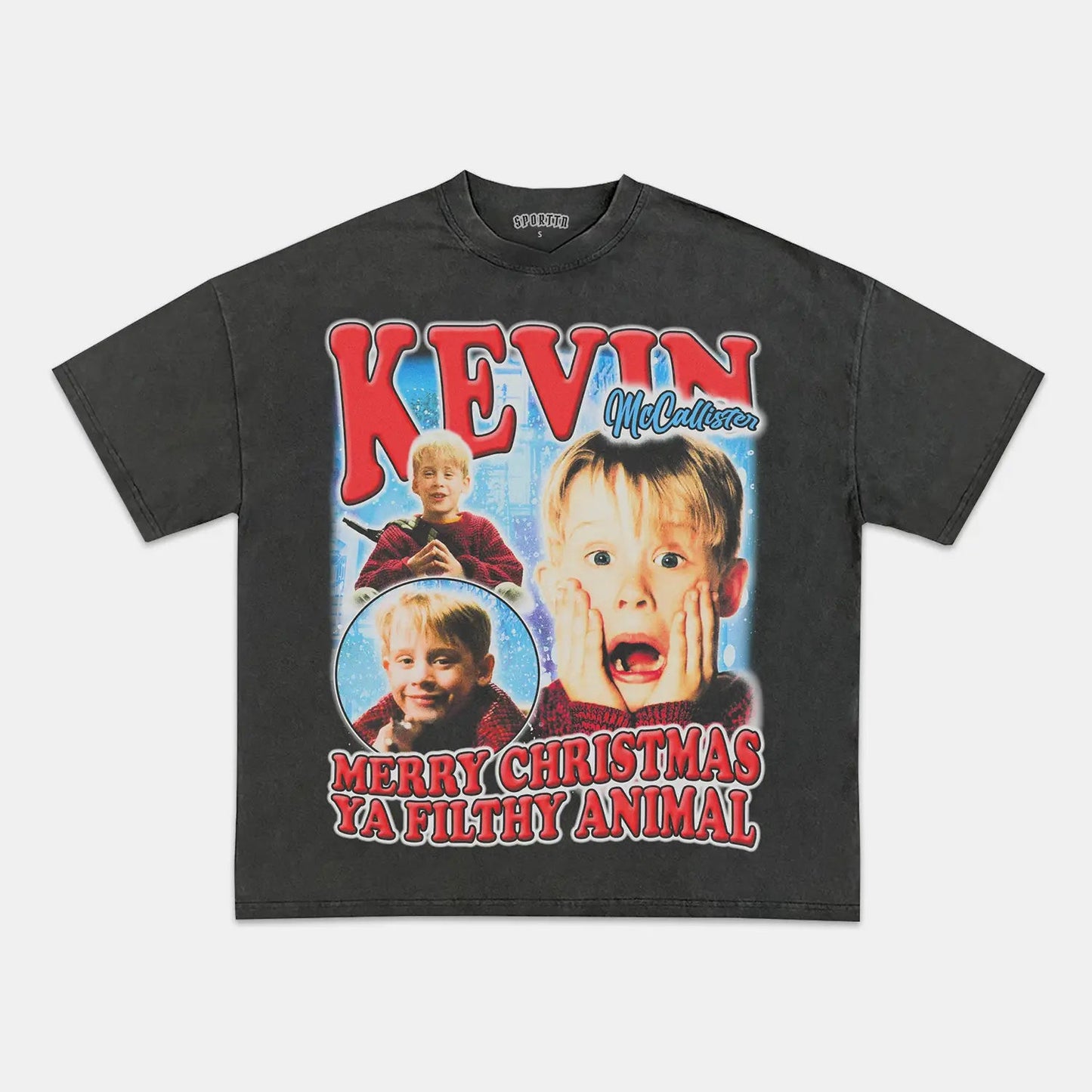 Unisex-Adult Ultra Cotton Washed T-Shirt Graphic KEVIN MCCALLISTER TEE