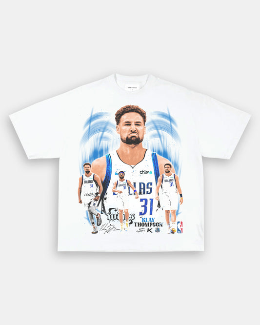 Unisex-Adult Ultra Cotton Washed T-Shirt Graphic KLAY THOMPSON - MAVS TEE