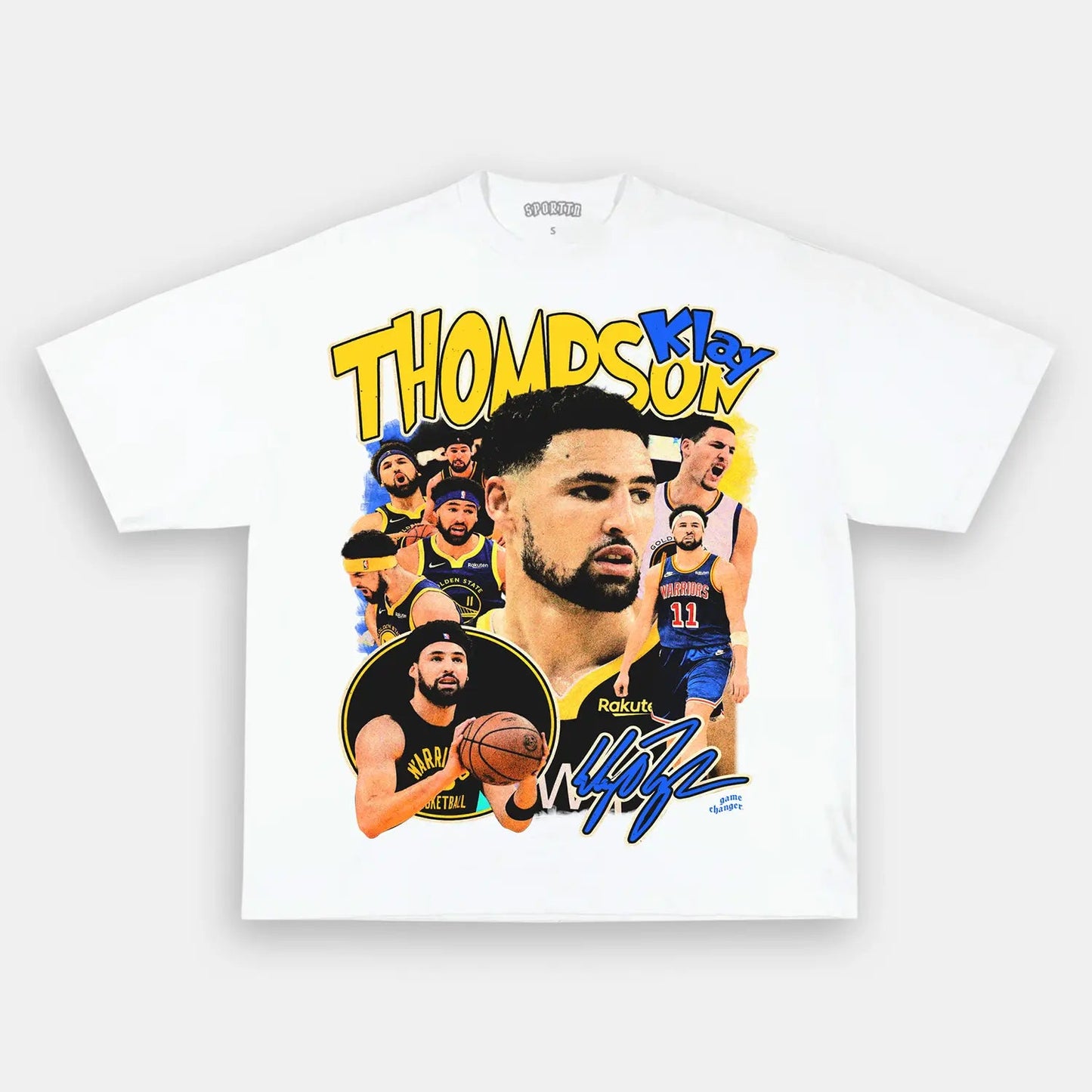 Unisex-Adult Ultra Cotton Washed T-Shirt Graphic  KLAY THOMPSON TEE