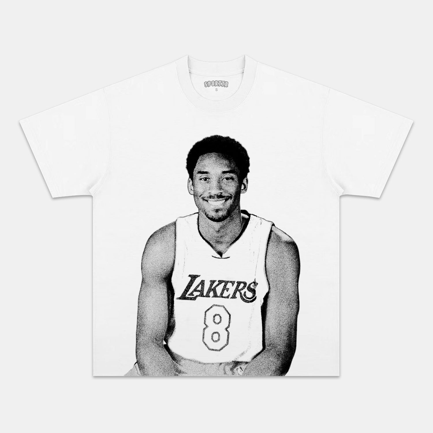 Unisex-Adult Ultra Cotton Washed T-Shirt Graphic  KOBE WHITE TEE