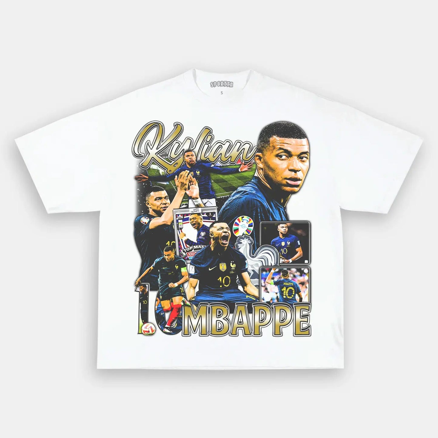 Unisex-Adult Ultra Cotton Washed T-Shirt Graphic  KYLIAN MBAPPE TEE