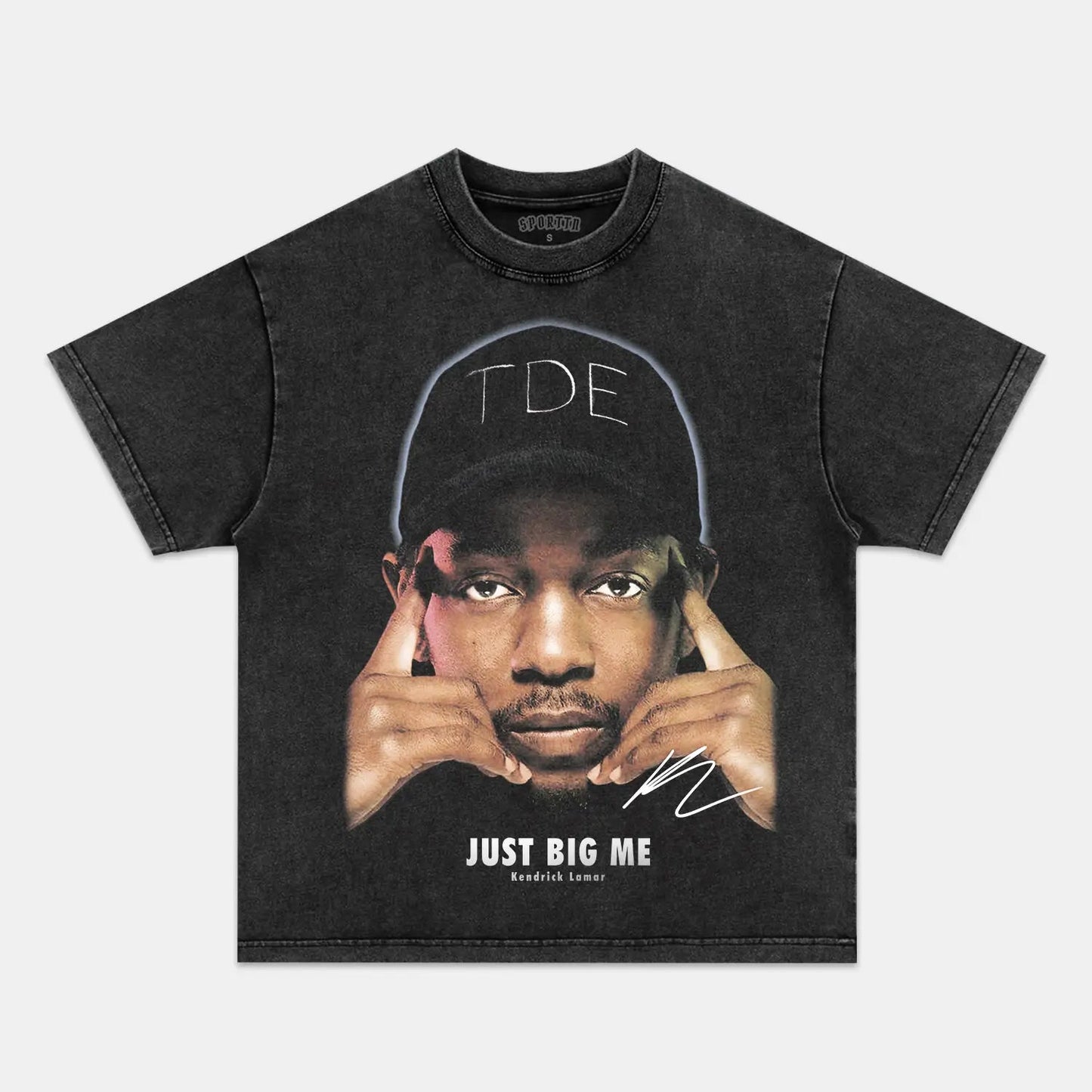 Unisex-Adult Ultra Cotton Washed T-Shirt Graphic  Kendrick Lamar TEE