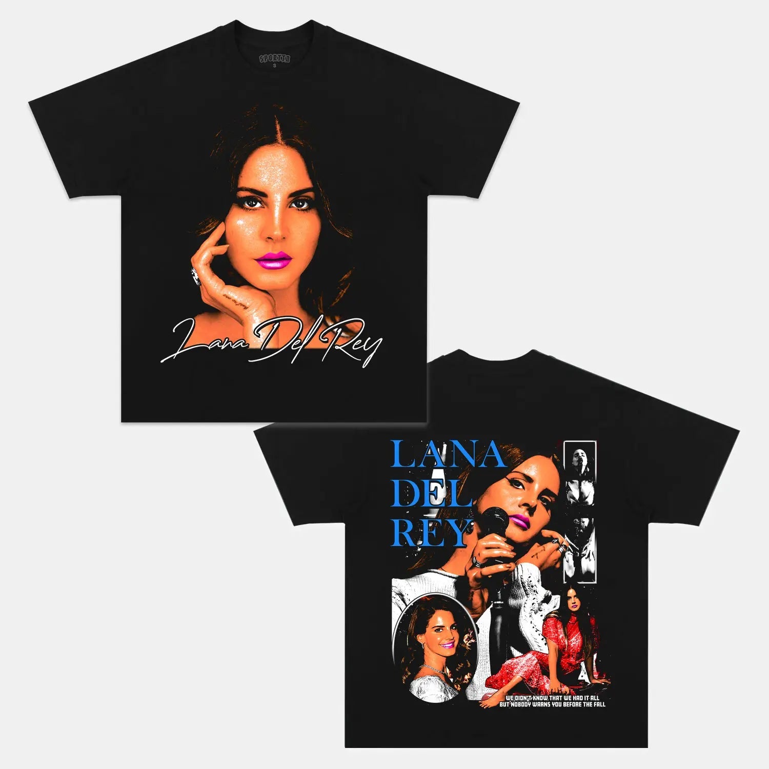 Unisex-Adult Ultra Cotton Washed T-Shirt Graphic  LANA DEL REY TEE