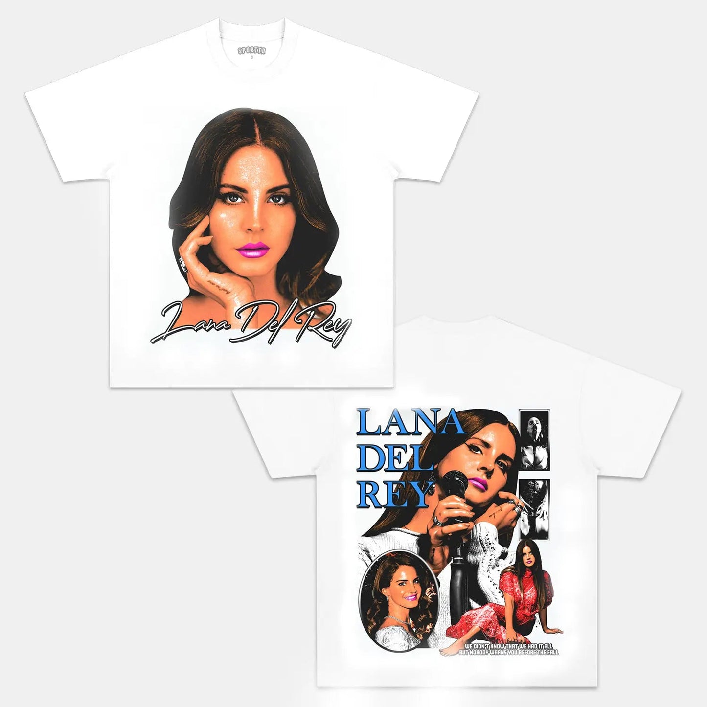 Unisex-Adult Ultra Cotton Washed T-Shirt Graphic  LANA DEL REY TEE