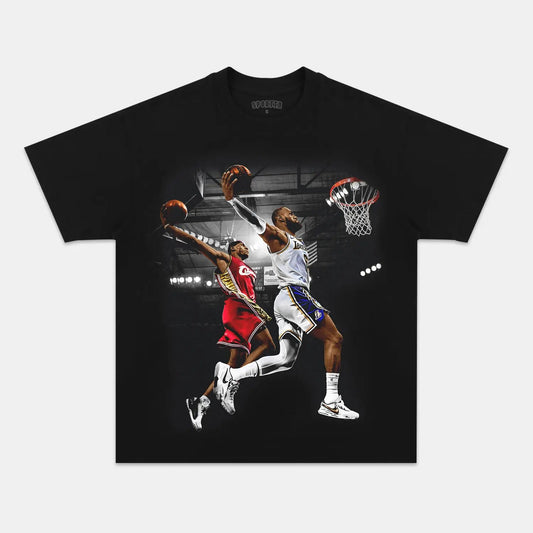 Unisex-Adult Ultra Cotton Washed T-Shirt Graphic  LeBron_James