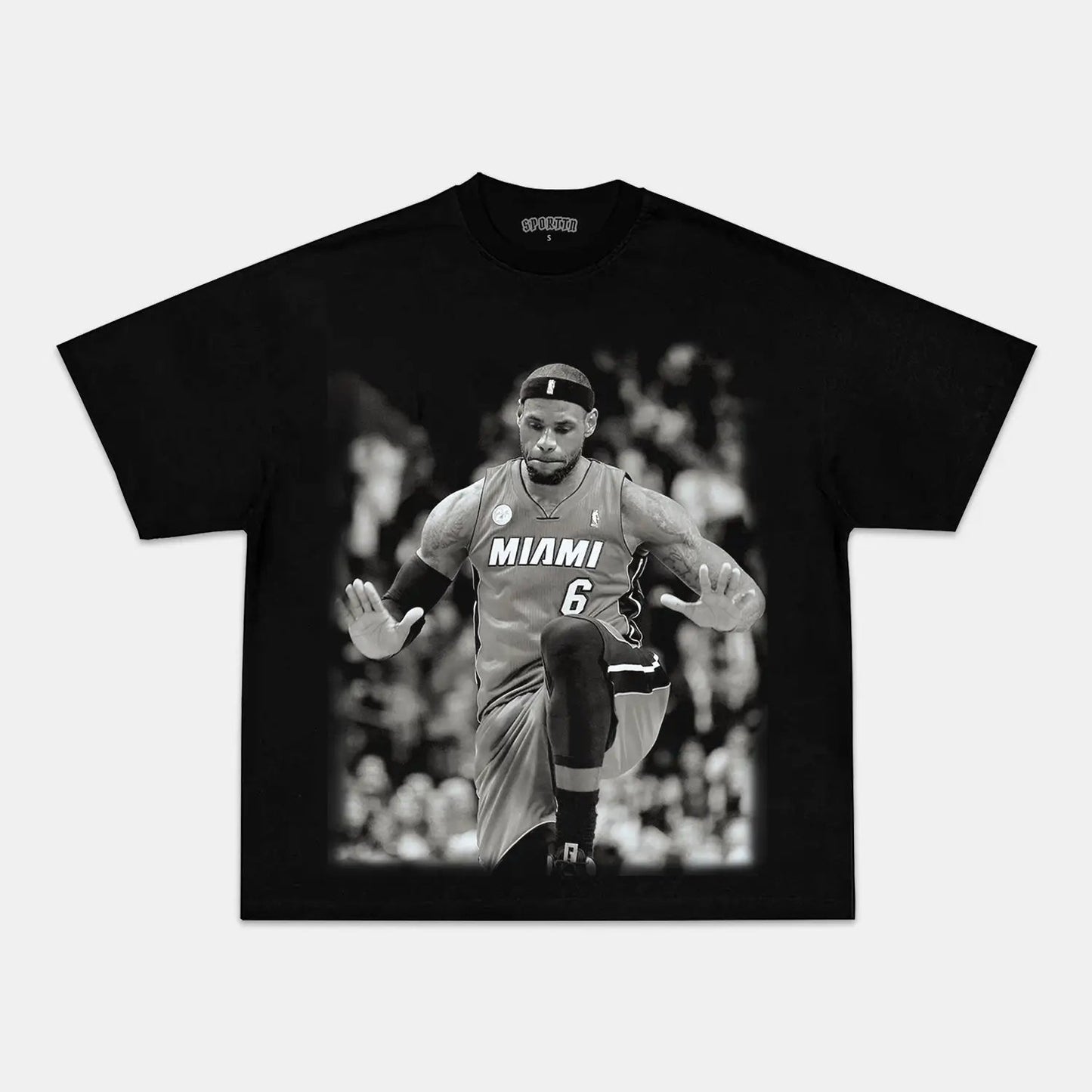 Unisex-Adult Ultra Cotton Washed T-Shirt Graphic LeBron James TEE