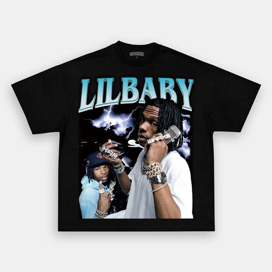 Unisex-Adult Ultra Cotton Washed T-Shirt Graphic  Lil Baby Tee