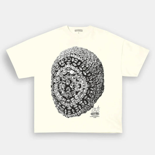 Unisex-Adult Ultra Cotton Washed T-Shirt Graphic  MARGIELA_MASK_TEE