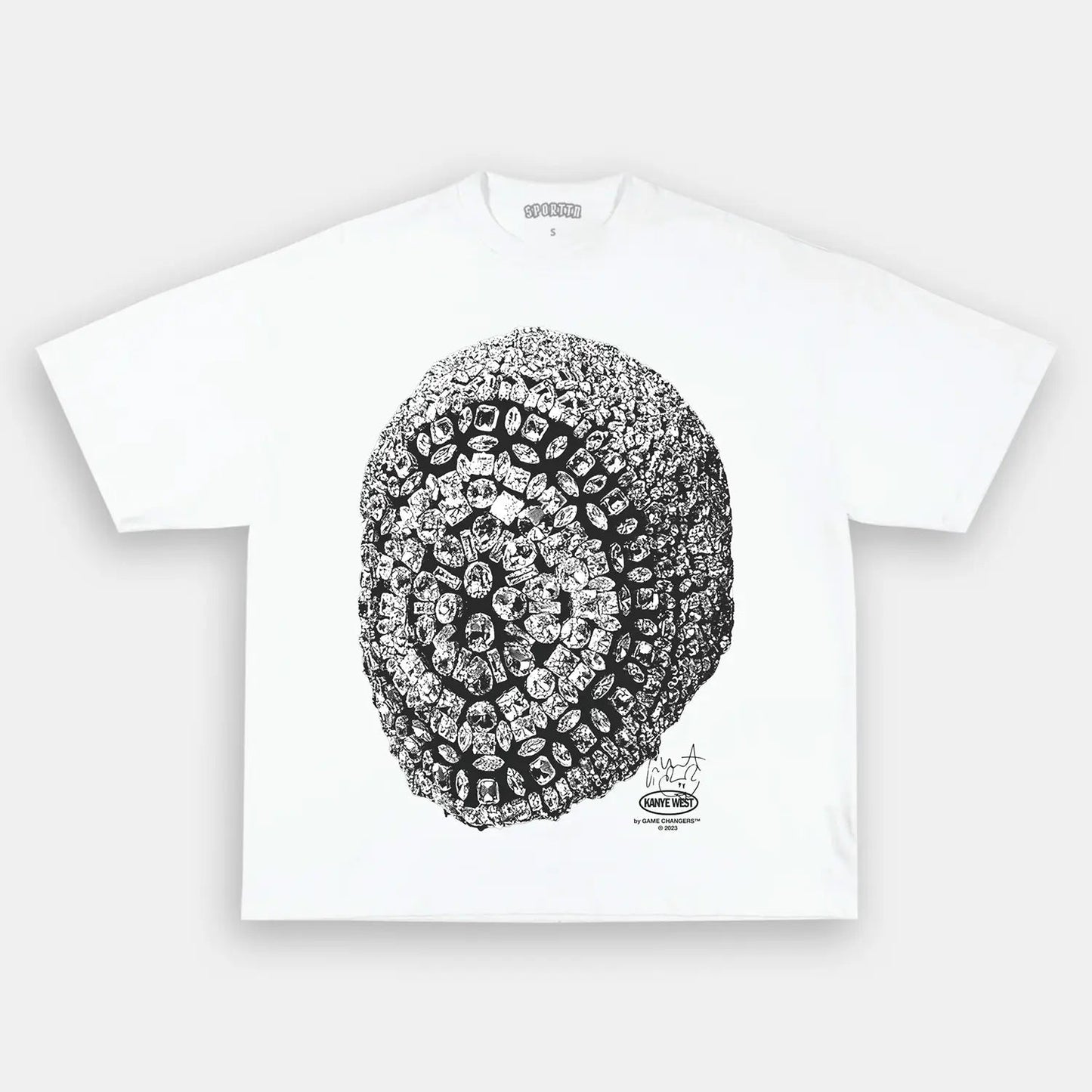 Unisex-Adult Ultra Cotton Washed T-Shirt Graphic  MARGIELA_MASK_TEE