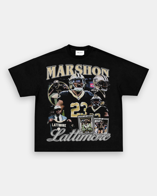 Unisex-Adult Ultra Cotton Washed T-Shirt Graphic MARSHON LATTIMORE TEE