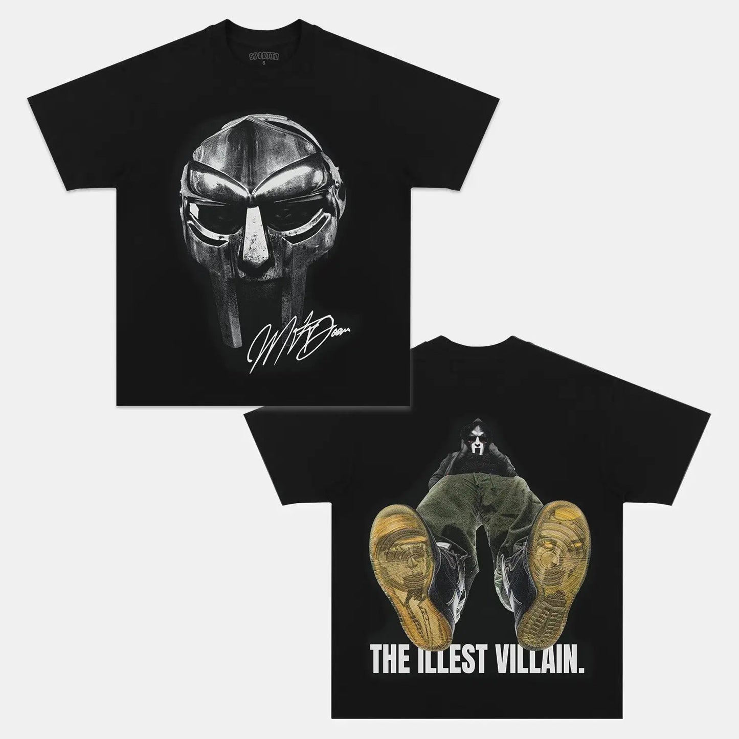 Unisex-Adult Ultra Cotton Washed T-Shirt Graphic MF DOOM TEE