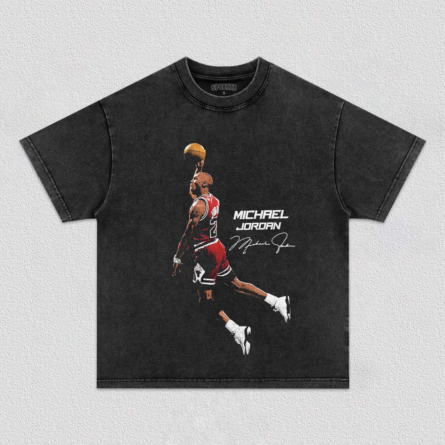 Unisex-Adult Ultra Cotton Washed T-Shirt Graphic  MICHAEL JORDAN TEE 2