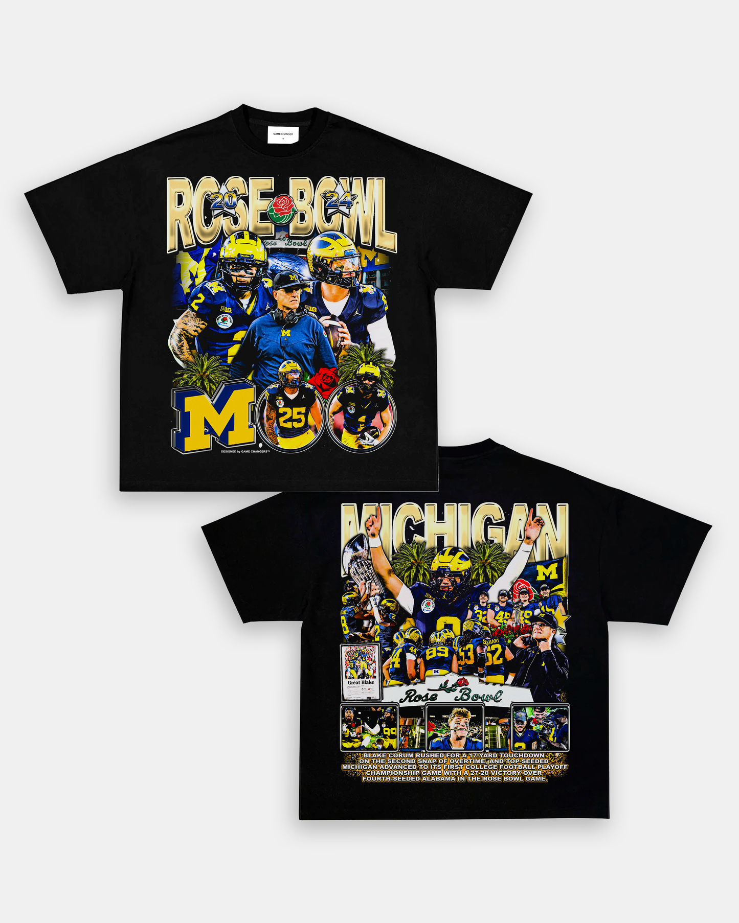 MICHIGAN - ROSE BOWL TEE - DS