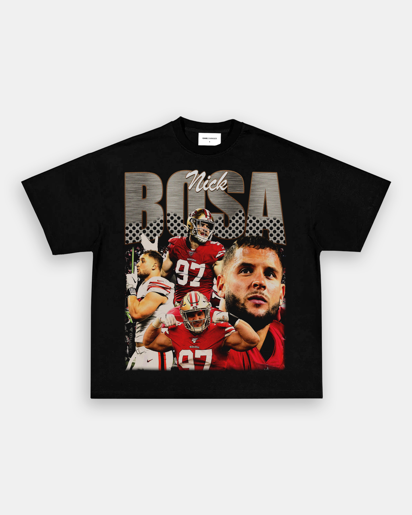 Unisex-Adult Ultra Cotton Washed T-Shirt Graphic NICK BOSA 2 TEE