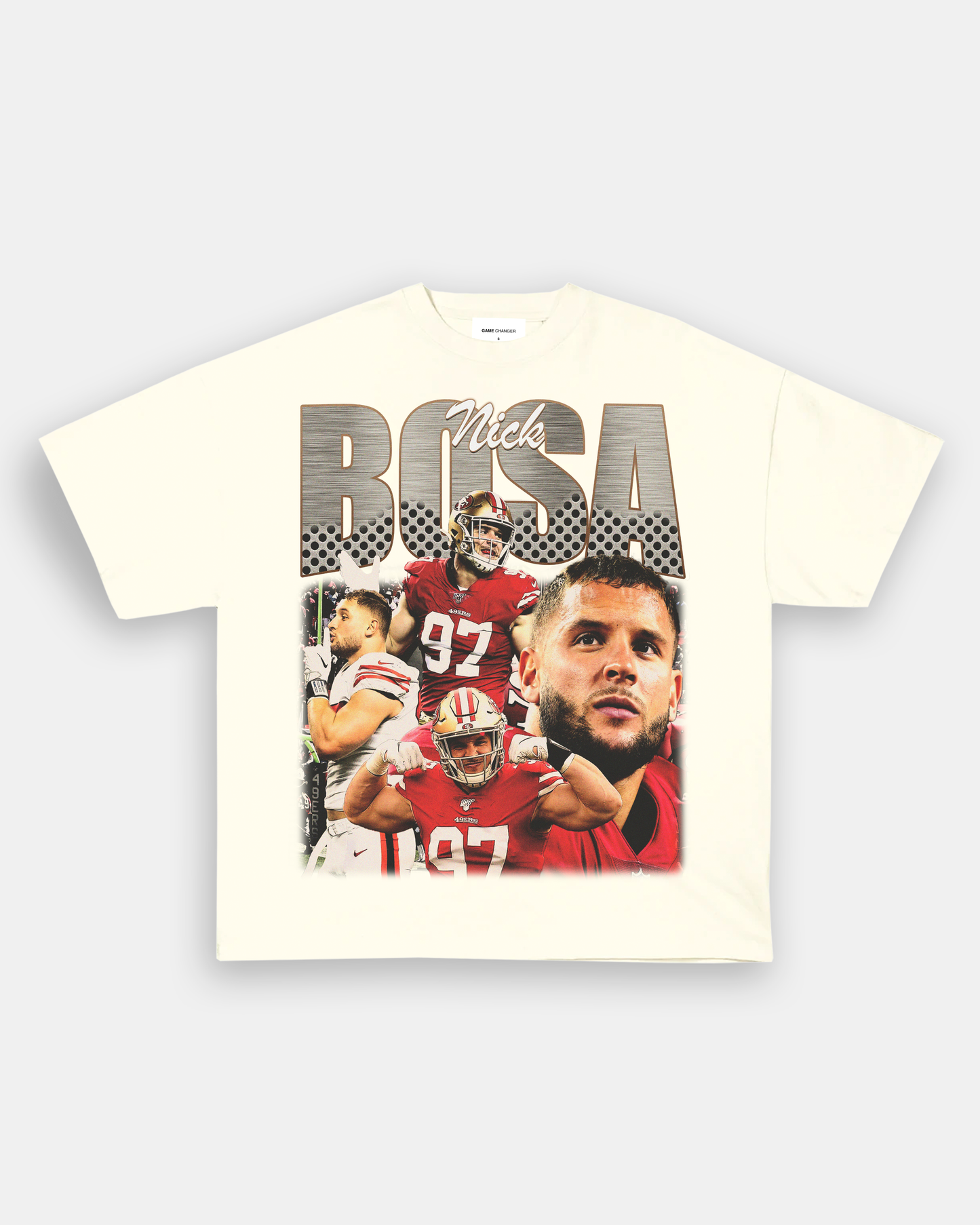 Unisex-Adult Ultra Cotton Washed T-Shirt Graphic NICK BOSA 2 TEE