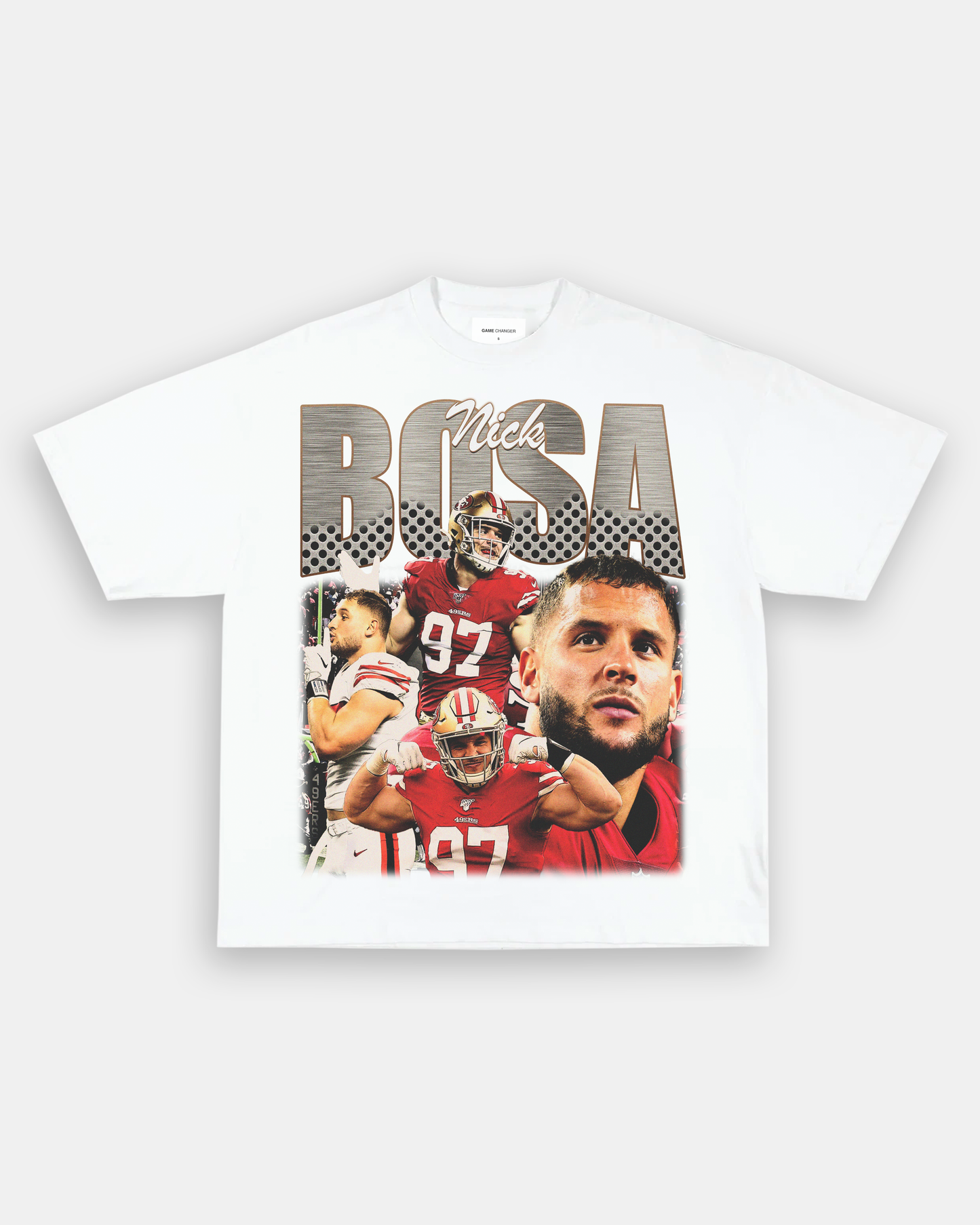 Unisex-Adult Ultra Cotton Washed T-Shirt Graphic NICK BOSA 2 TEE